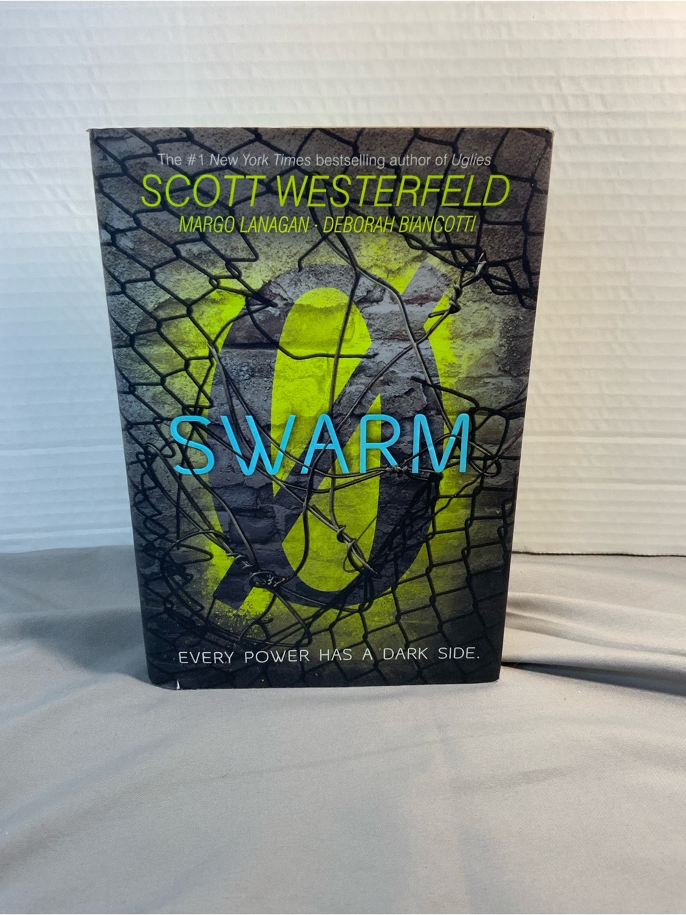 Swarm by Scott Westerfeld — Neon Green & Teal Cover hard back author signed!